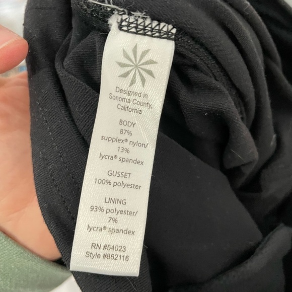 Athleta Black 2-in-1 Skirted Leggings Crop XXS - Picture 4 of 6